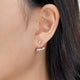 Navis CZ Diamond Ear Jacket Earrings