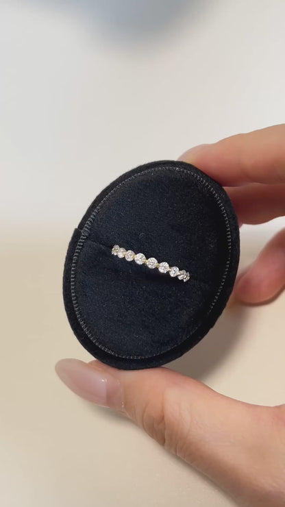 Callie Moissanite Eternity Ring