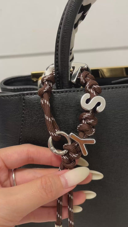 Custom Big Alphabet Name Bag Charm