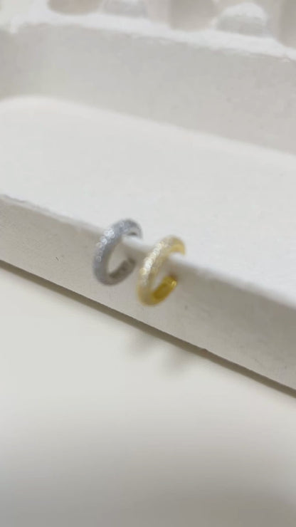 Rosé 18K Gold Vermeil Pave Ear Cuff