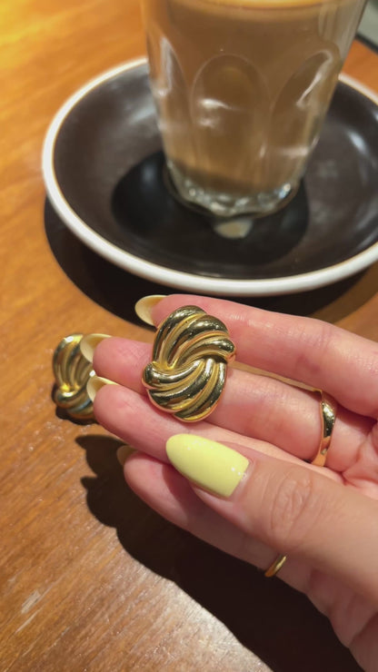 Rudy Textured Stud Earrings