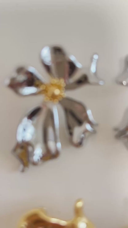 Fiorella Large Blossom Earrings