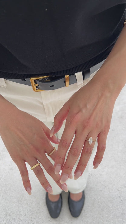 Kinn 2ct Marquise Moissanite Ring