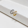 Rosé 18K Gold Vermeil Pave Ear Cuff