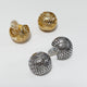 Sabrina Lattice Clip On Hoop Earrings