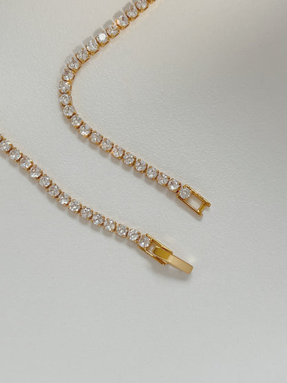 Fine jewelry alternative chain layout highlighting low profile custom flip-over clasp closure parts