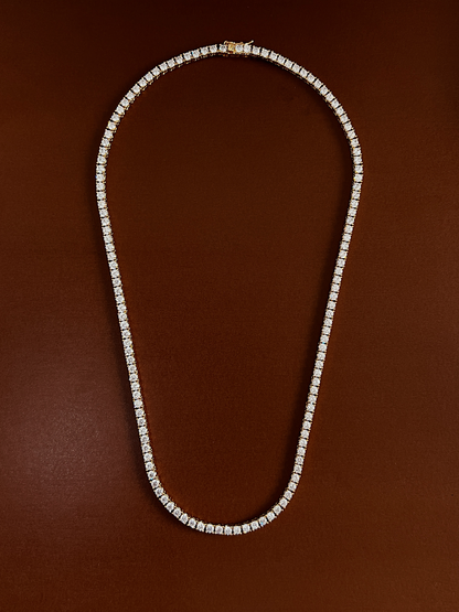 Monica Classic Tennis Necklace | 5A Cubic Zirconia – Aurous Atelier