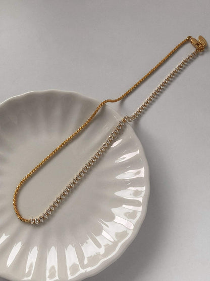 top view of limited edition hypoallergenic solid brass core hybrid statement jewellery
