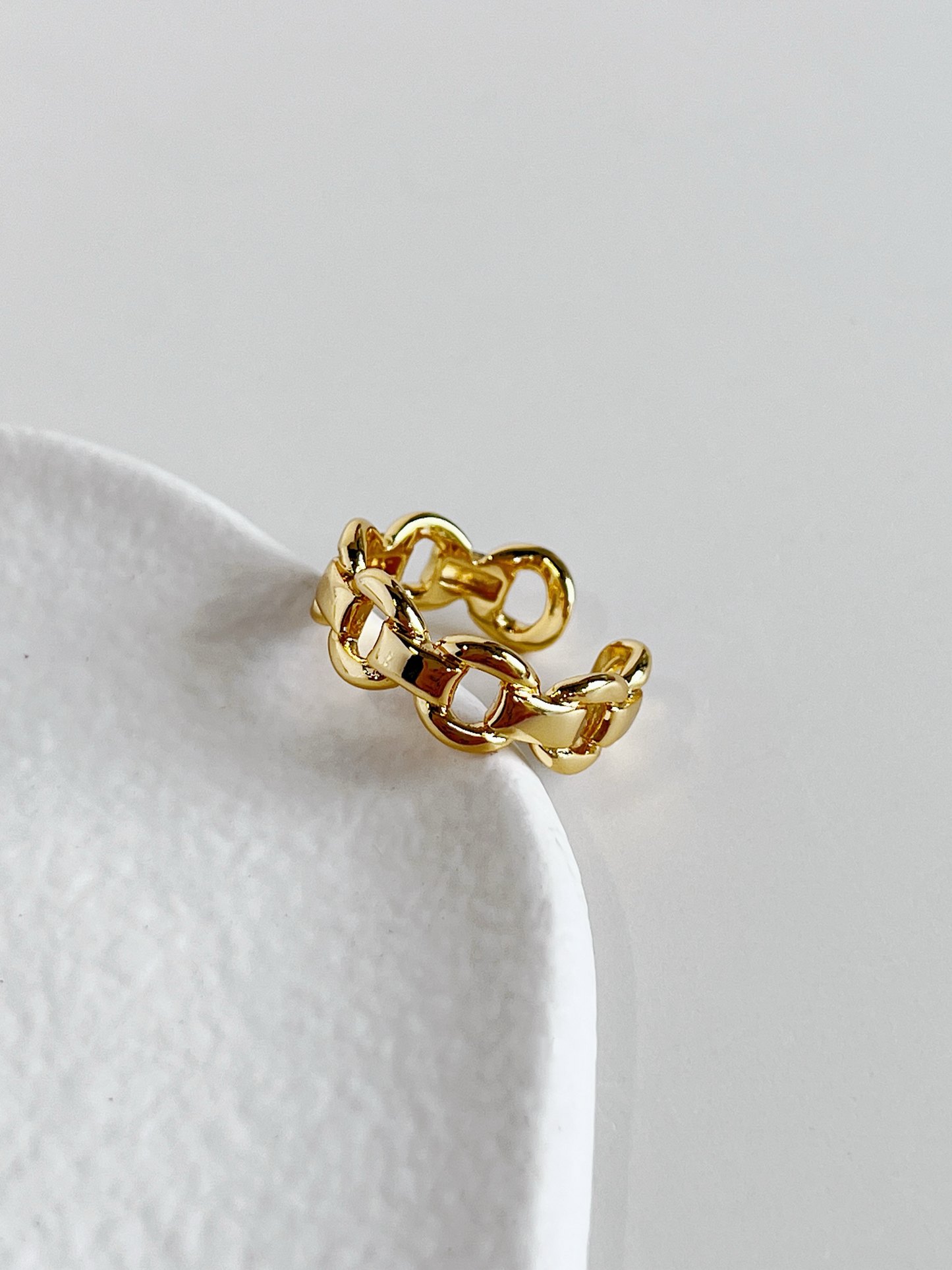 Zelda Link Ring in 18k Gold PVD solid brass core