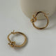 Jodie Knotted Hoop Earrings