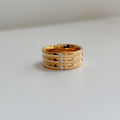 Blake Wide Ribbed Band Ring