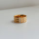 Blake Wide Ribbed Band Ring