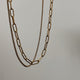 Inés Double Layered Chain Necklace