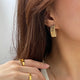 Marni Coil C Hoop Earrings