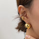 Nora Classic Bold Sphere Hoop Earrings