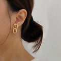 Aiden Link Chain Clip On Earrings