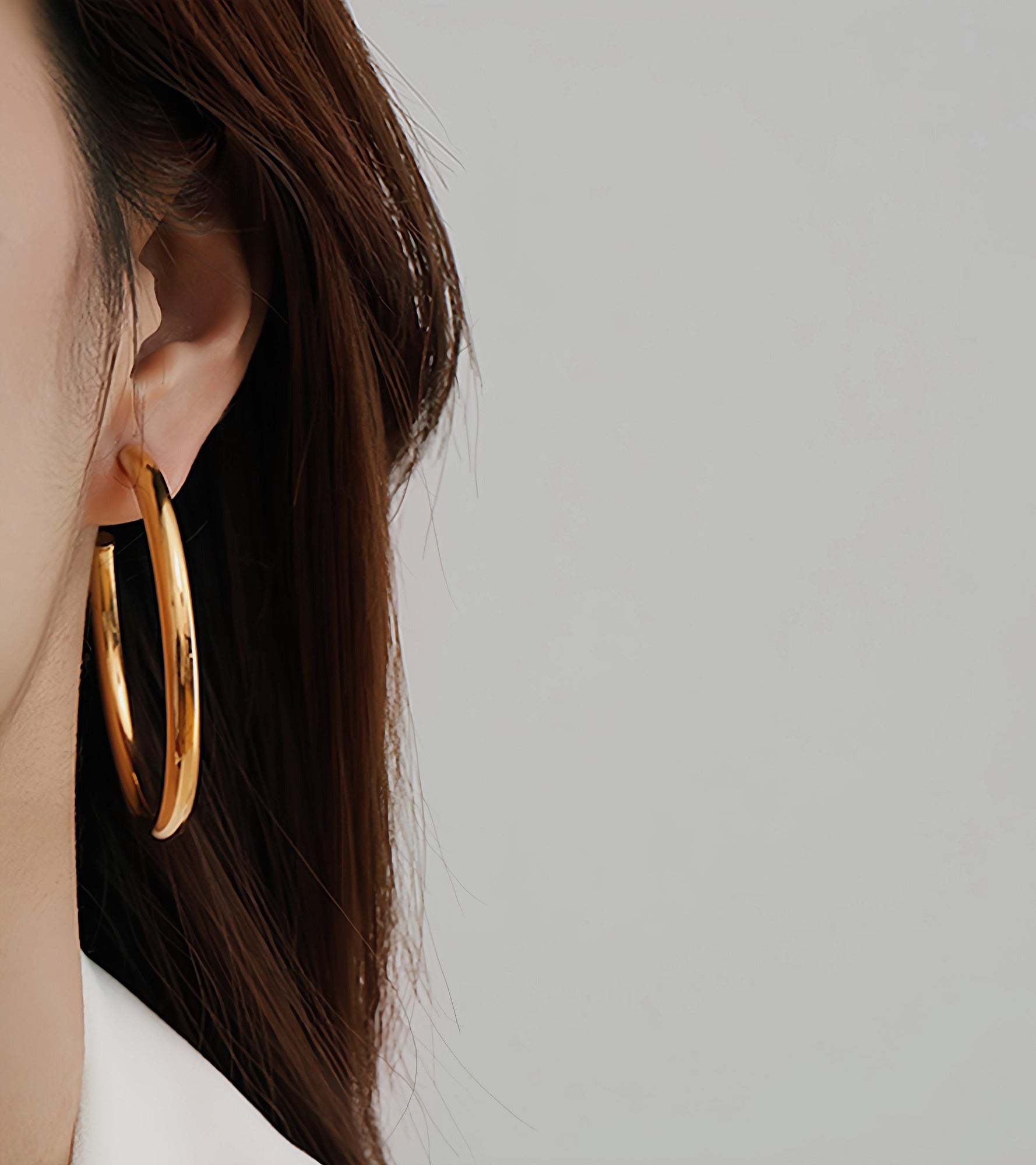 Classic Hoop Earrings, Gold Statement Hoop Earrings, Minimalist Hoop Earrings, Bold Hoop Earrings, Modern Hoop Earrings, Everyday Earrings