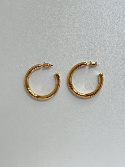 Classic Hoop Earrings, Gold Statement Hoop Earrings, Minimalist Hoop Earrings, Bold Hoop Earrings, Modern Hoop Earrings, Everyday Earrings