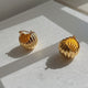 Francoise Chunky Linear Hoop Earrings