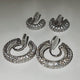 Jayne Cubic Diamond Clip On Hoop Earrings