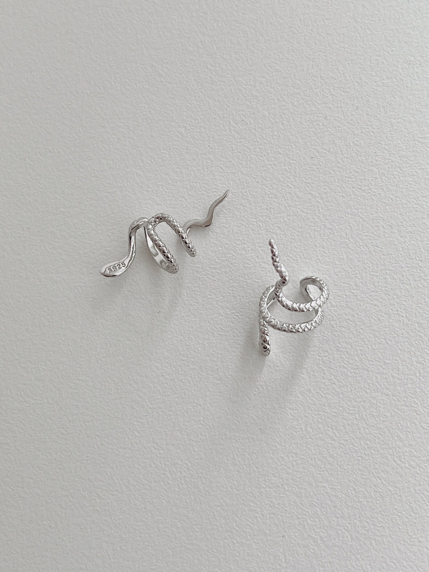 High-shine finish of Victoria sterling silver ear cuff.