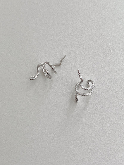 High-shine finish of Victoria sterling silver ear cuff.