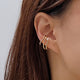 Heidi Artisan Pearl CZ Pave Ear Cuff