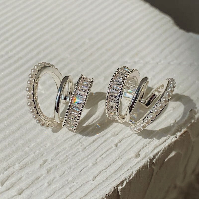Macro shot of the secure open-back design of the Luxe cuff.
